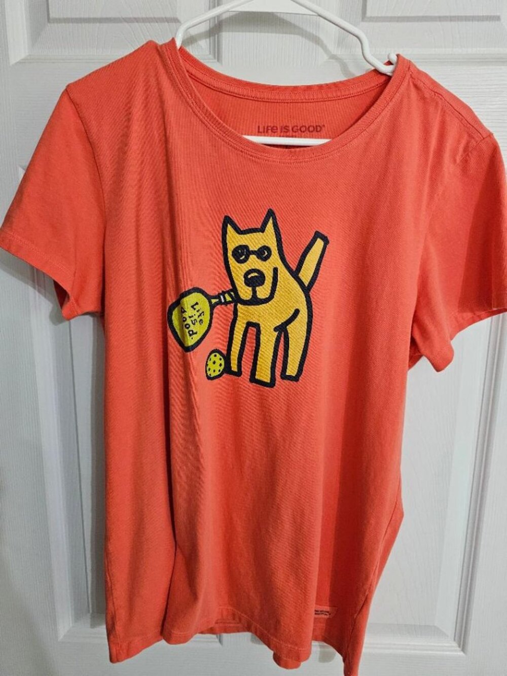 Life is good t-shirt -Rocket Dog Pickleball sz Large Womens